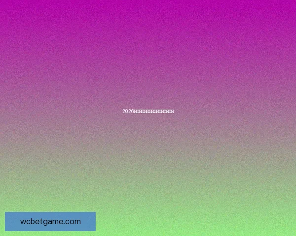 2026年世界杯举办国家与赛程安排全解析