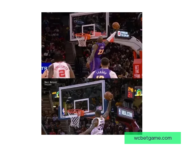 围绕詹姆斯昨日惊天劈扣起跳距离赛季第三飞行速度震撼全场表现解析